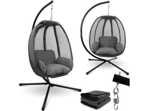 LNMsolutions® Hangstoel - Hangstoel met Standaard - Hangstoel Buiten en
