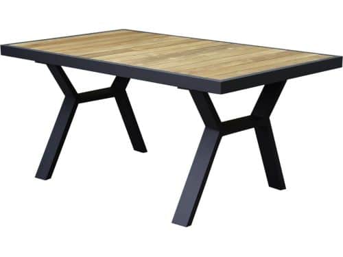 Lola dining tuintafel 138x80xH70 cm aluminium antraciet