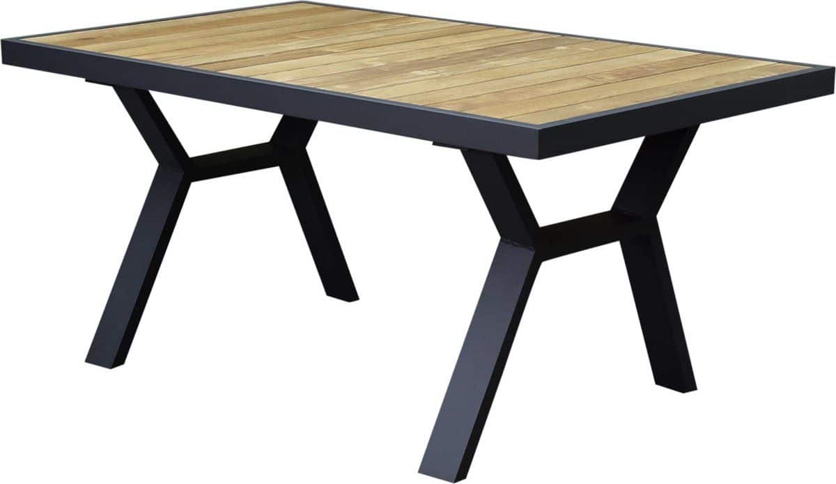 lola dining tuintafel 138x80xh70 cm aluminium antraciet
