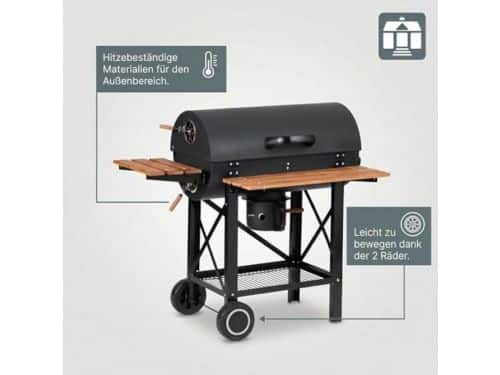 Louisiana Outdoor Houtskool Barbecue Grill 71 x 35 cm Grilloppervlak