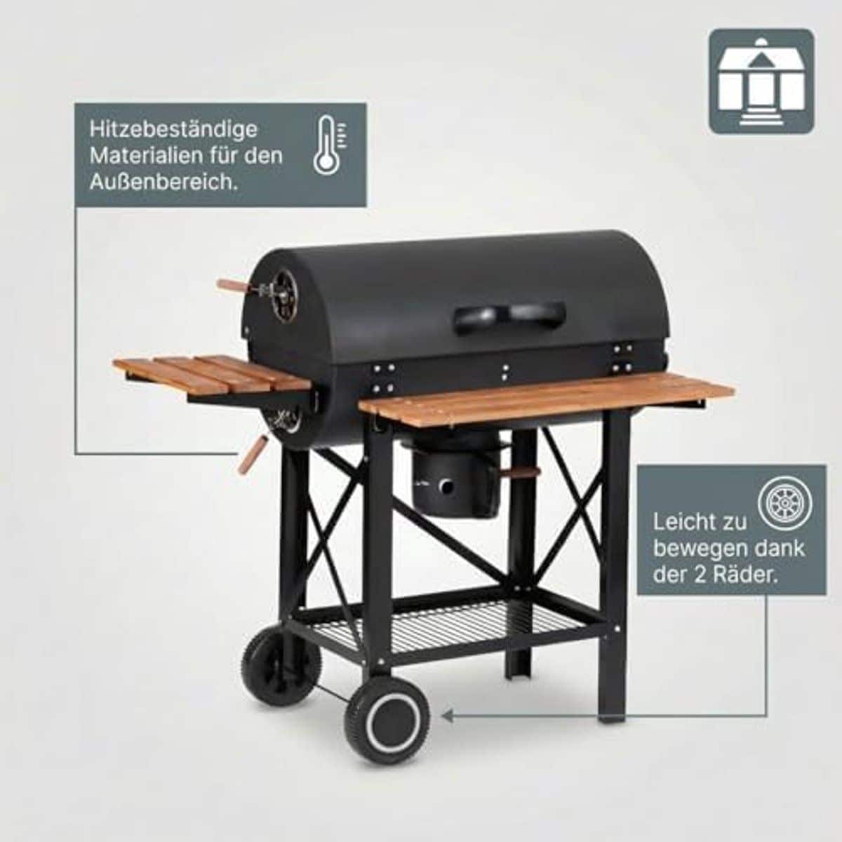 louisiana outdoor houtskool barbecue grill 71 x 35 cm grilloppervlak