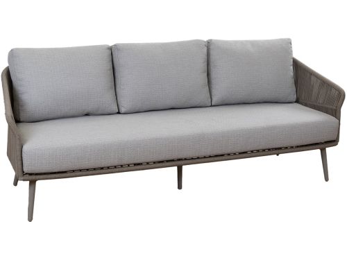 Loungebank Alezio | 3-persoons | Latte & Camel