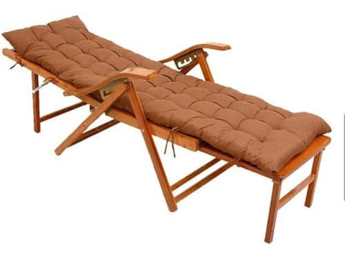 Loungebank Bamboe - Zonnebank Tuin - Ontspannen Buiten - Verstelbare