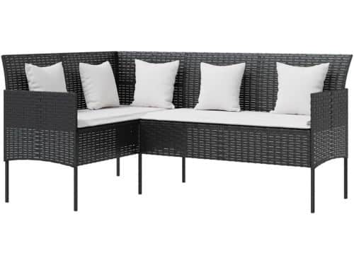 Loungebank L-vormig - Buitenbank Terrasbank - Ontspannen in de tuin