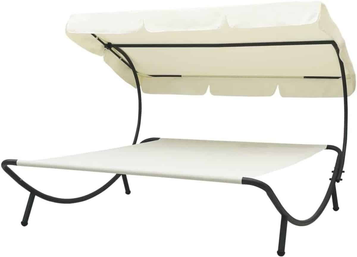 loungers met canopy loungebed ligbed ontspannen in de