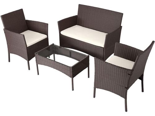 Loungeset Tuinmeubelen - Bank Stoelen Tafel - Buiten Ontspannen
