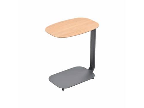 Lucca laptop tafel - 45x30xH51cm - carbon black - light
