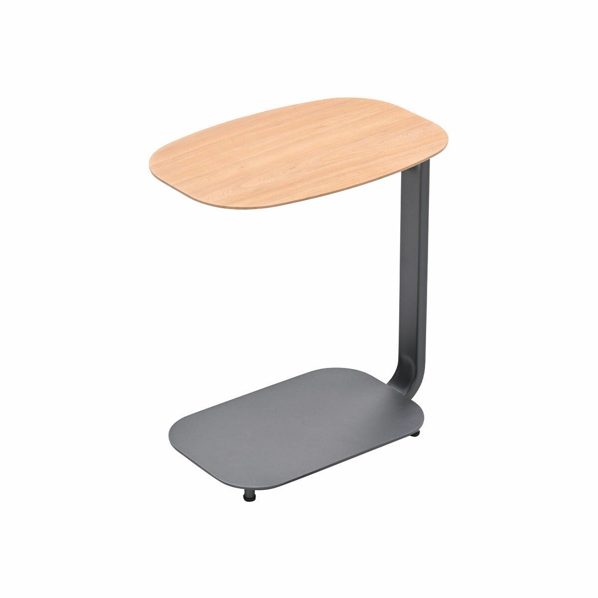 lucca laptop tafel 45x30xh51cm carbon black light