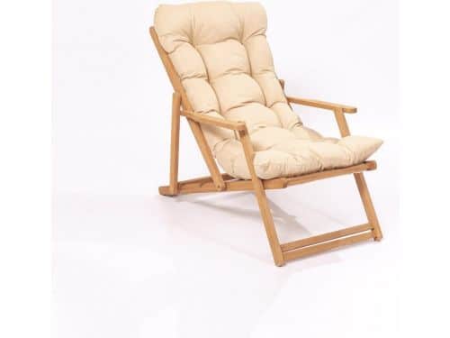 Luxe Chill Tuinstoel - Houten Design - Comfortabele Afmetingen 66