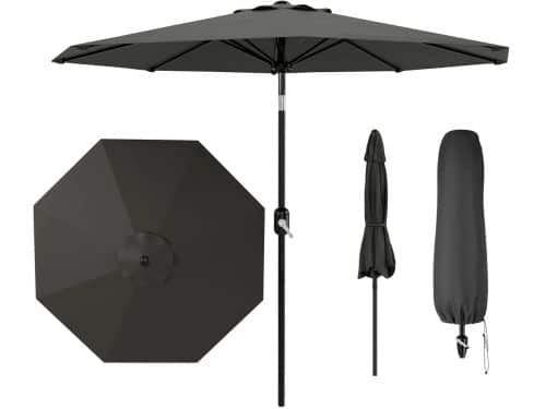 Luxe Kantelbare Stokparasol Ø 270 cm met Zwengel