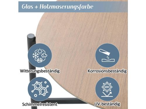Luxe Monaco Comfort Hoek Loungeset 3-Delig met Sofa