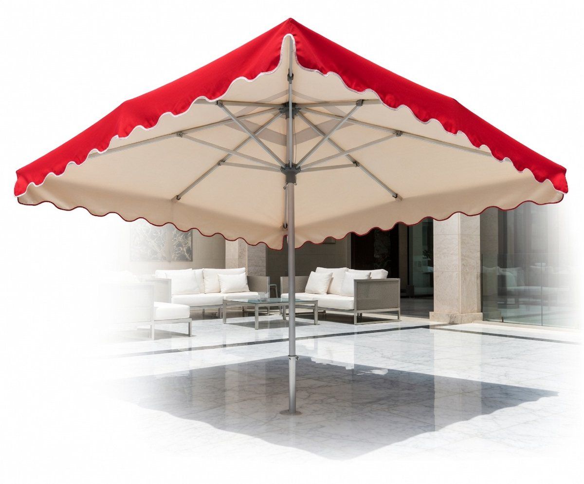 luxe zweefparasol 290 cm cm aluminium hangparasol