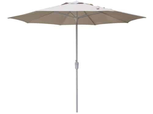 Madison Bali ronde luxe stokparasol Ø300 cm. - Clay/Champagne