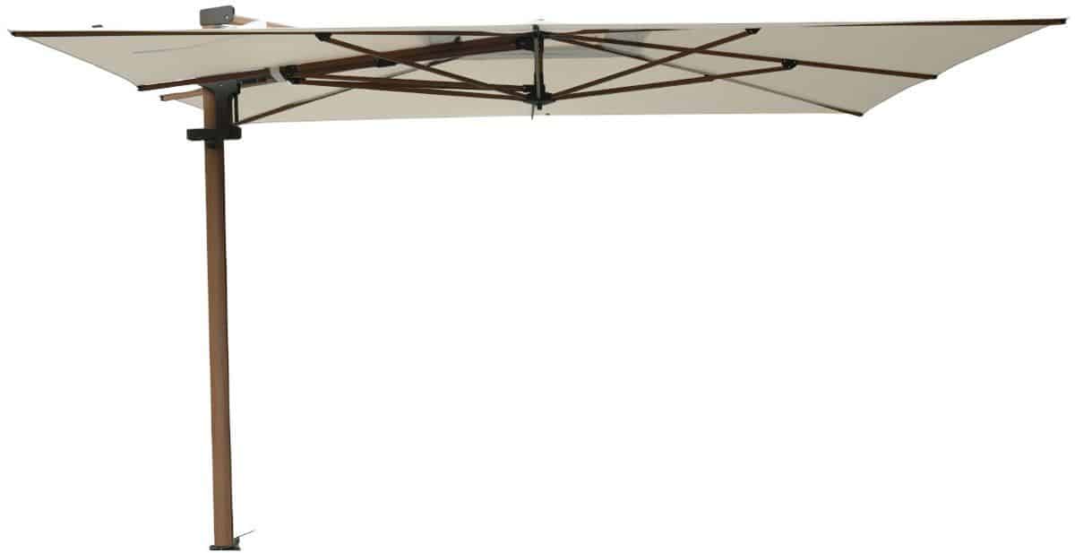 madison braga zweefparasol 355×300 cm mellow champagne olefin