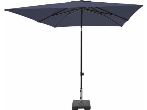 MADISON PARASOL MORAIRA PUSH-UP VIERKANT 230X230CM - SAFFIER BLAUW