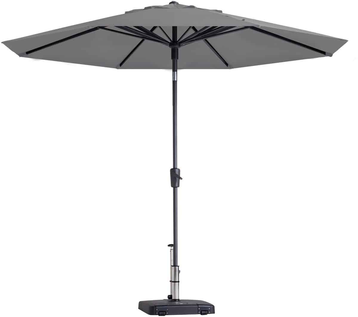 madison parasol paros ll 300cm light grey