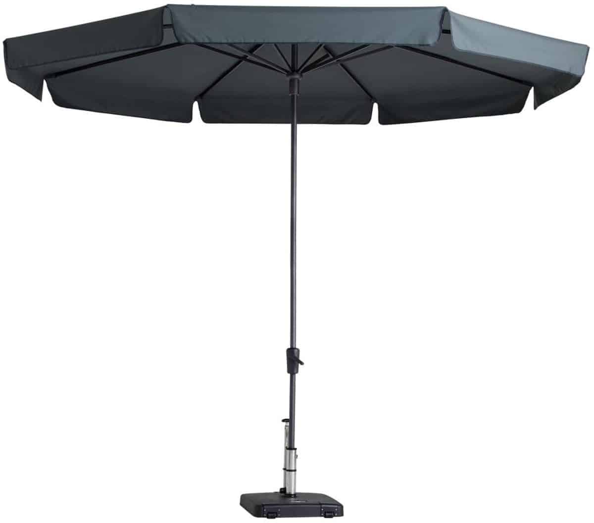 madison parasol syros rond 350cm grijs