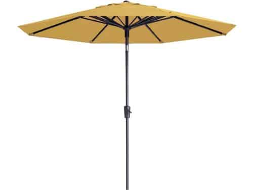 Madison Paros 2 luxe stokparasol - 300 cm. - geel