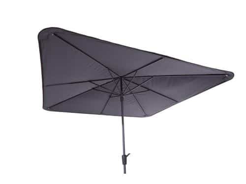 Madison stokparasol round corner 280 x 280 cm. - Taupe