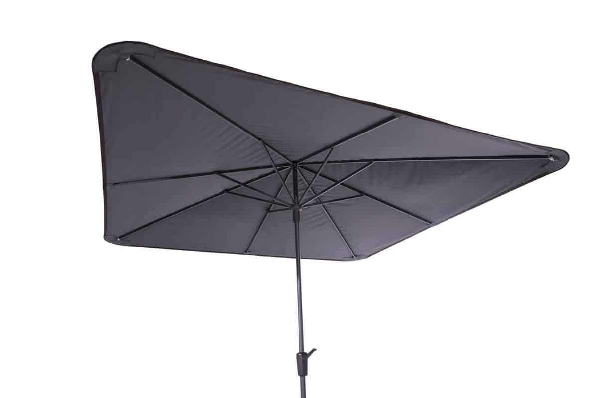 madison stokparasol round corner 280 x 280 cm. taupe