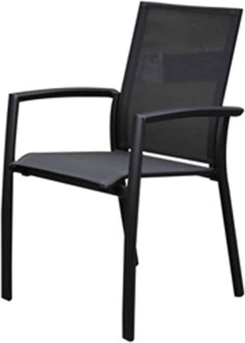 malaga angora dining tuinset 220x100x74,5 cm 7 delig aluminium