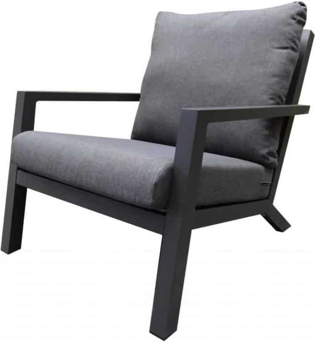 malaga lounge tuinstoel aluminium antraciet