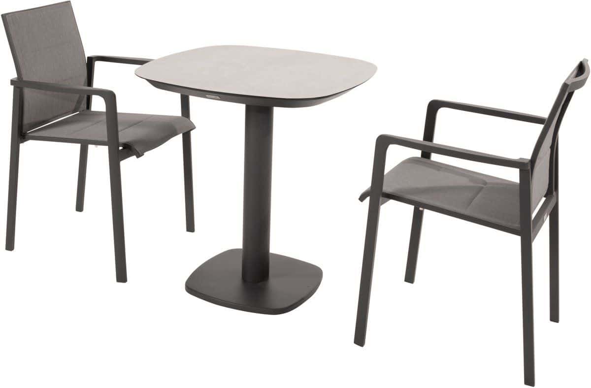 manolo cortina bistro dining tuinset 3 delig keramiek antraciet taste