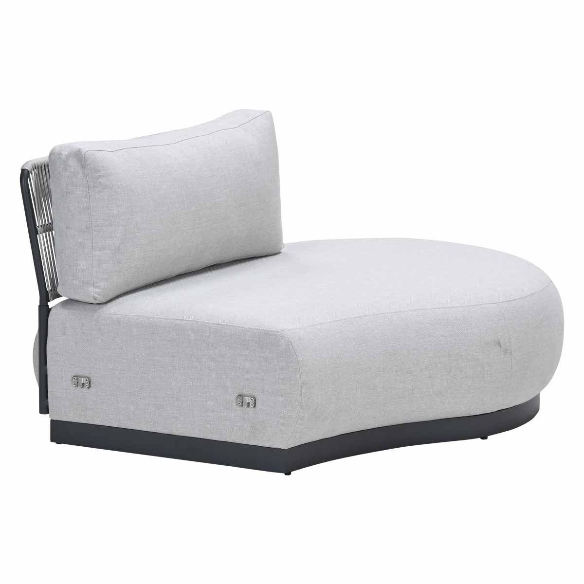 marseille 1 zits curved chaise longue links valley sand