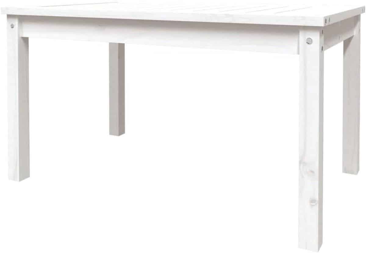 massief grenen tuintafel houten bijzettafel buiten genieten