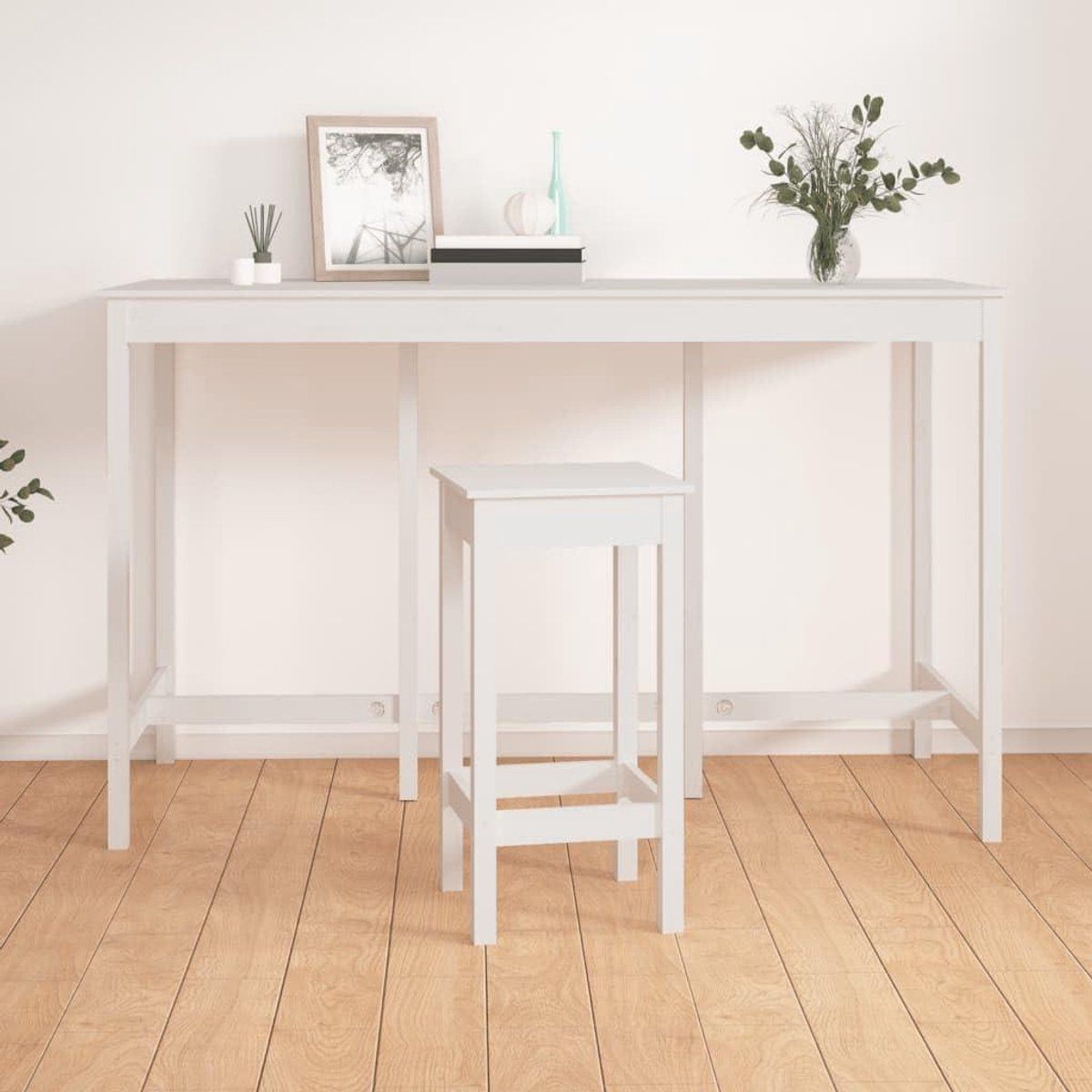 massief houten bartafel hoge tafel eettafel gezellig samenzijn
