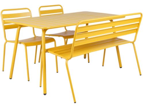 MaximaVida metalen tuinset Max okergeel 150 cm - 1 tafel