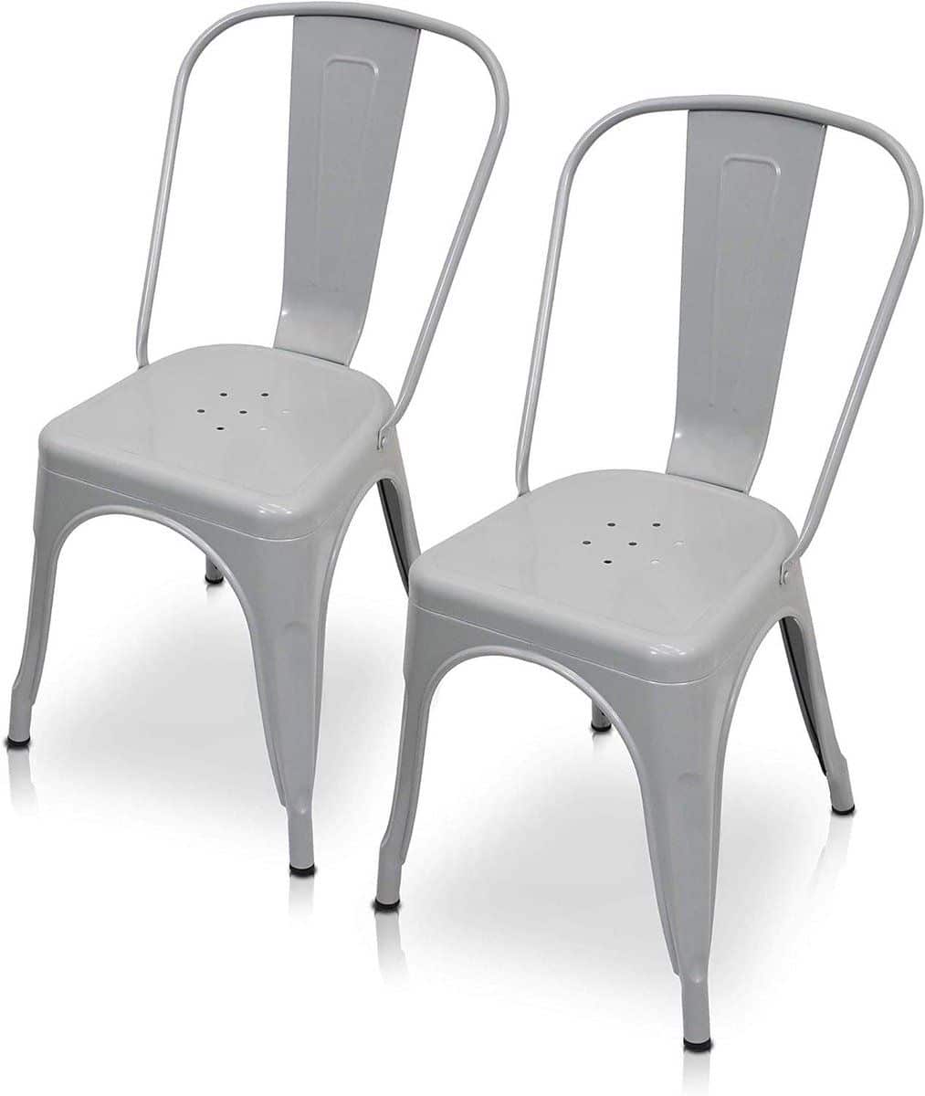 metalen stoelen industriële krukken keuken inrichten stapelbaar