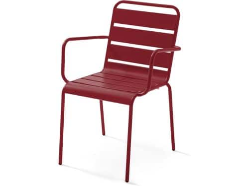 Metalen Tuinstoel - Buitenstoel - Terras Genot - Stapelbaar Ontwerp
