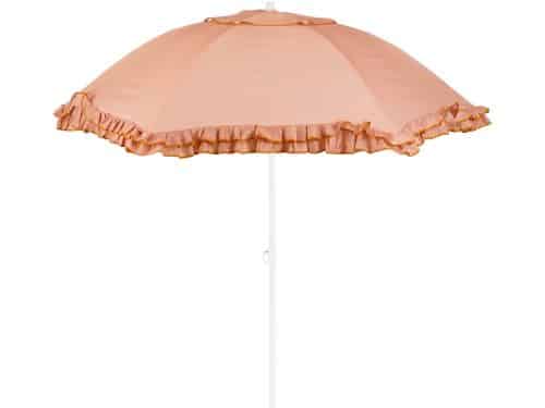 Mica Decorations Kantelbare Parasol met Ruches - Stokparasol 238 x