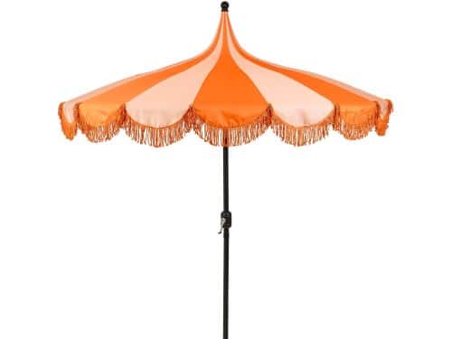Mica Decorations Kim stokparasol oranje - Ø235 x 238 cm
