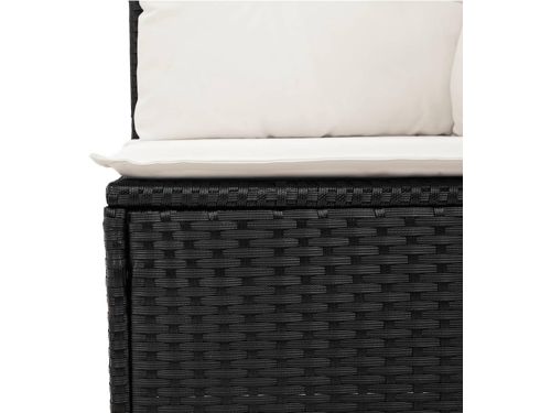 Milano Prestige Rattan Lounge Set 8-delig met Verstelbare Dining Tafel