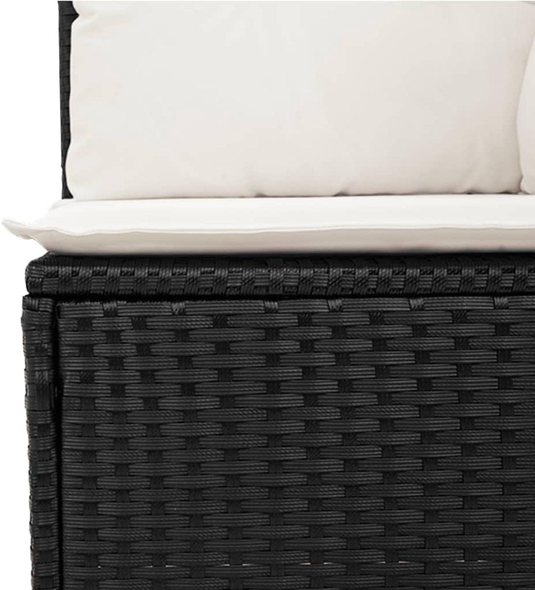 milano prestige rattan lounge set 8 delig met verstelbare dining tafel
