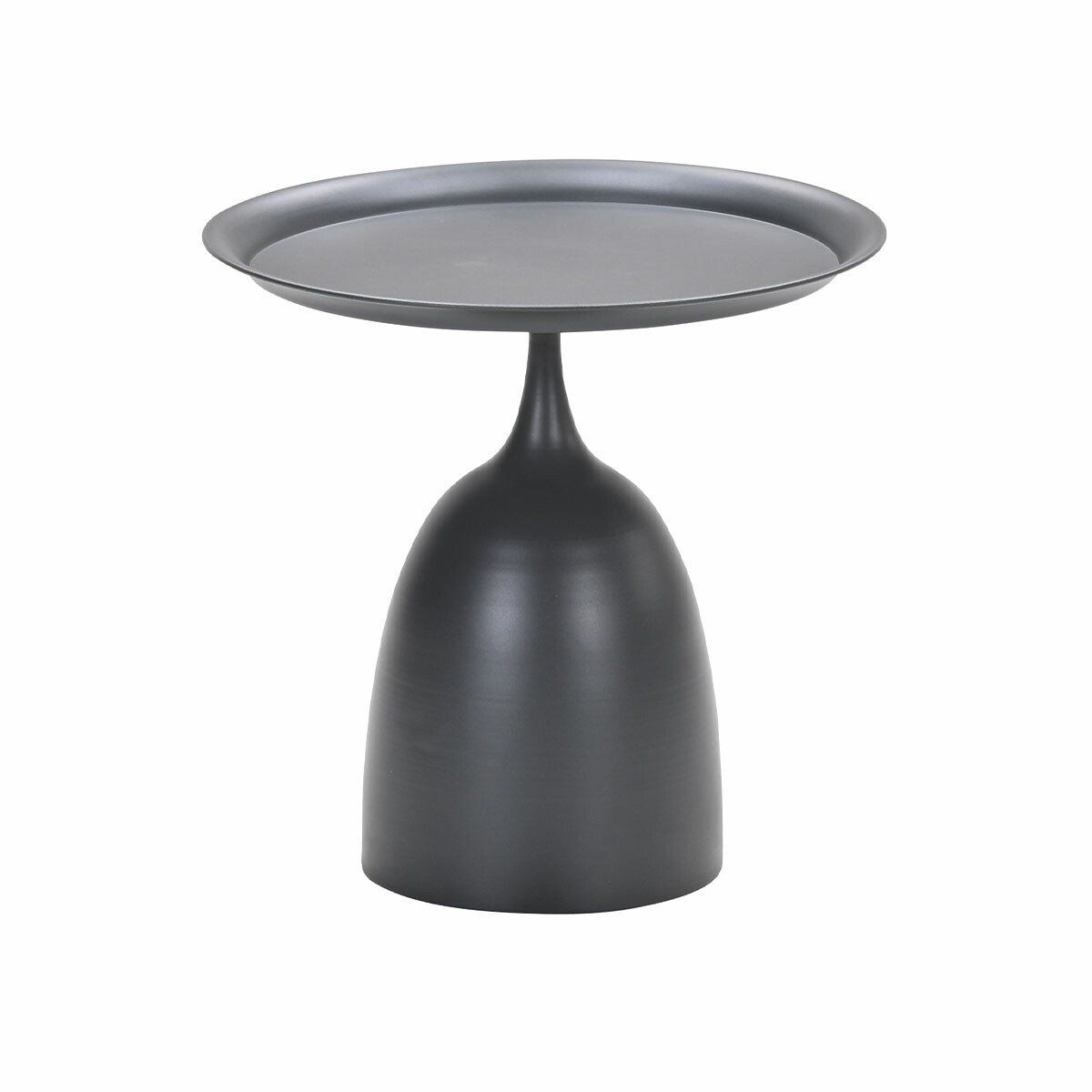 mioala bijzettafel diameter 50xh48 cm carbon black