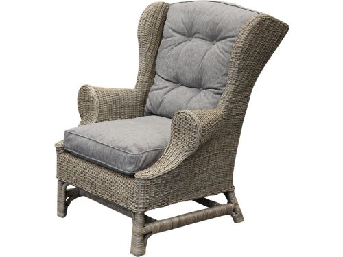 Mississippi Wing lounge tuinstoel riet