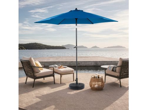 MIVRAY Parasol - Dubbelzijdige Zonwering - 264,5 x 264,5 cm