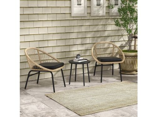 MODENUIT Bistroset 3-delig 70 x 63 x 73 cm