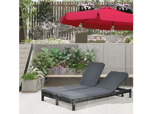 MODENUIT Ligbed 196 x 120 cm - Verstelbare Rugleuningen met