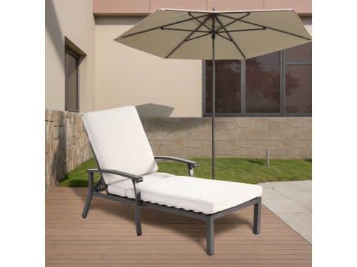 MODENUIT Ligbed 204 x 58 cm - Verstelbare Rugleuning 5