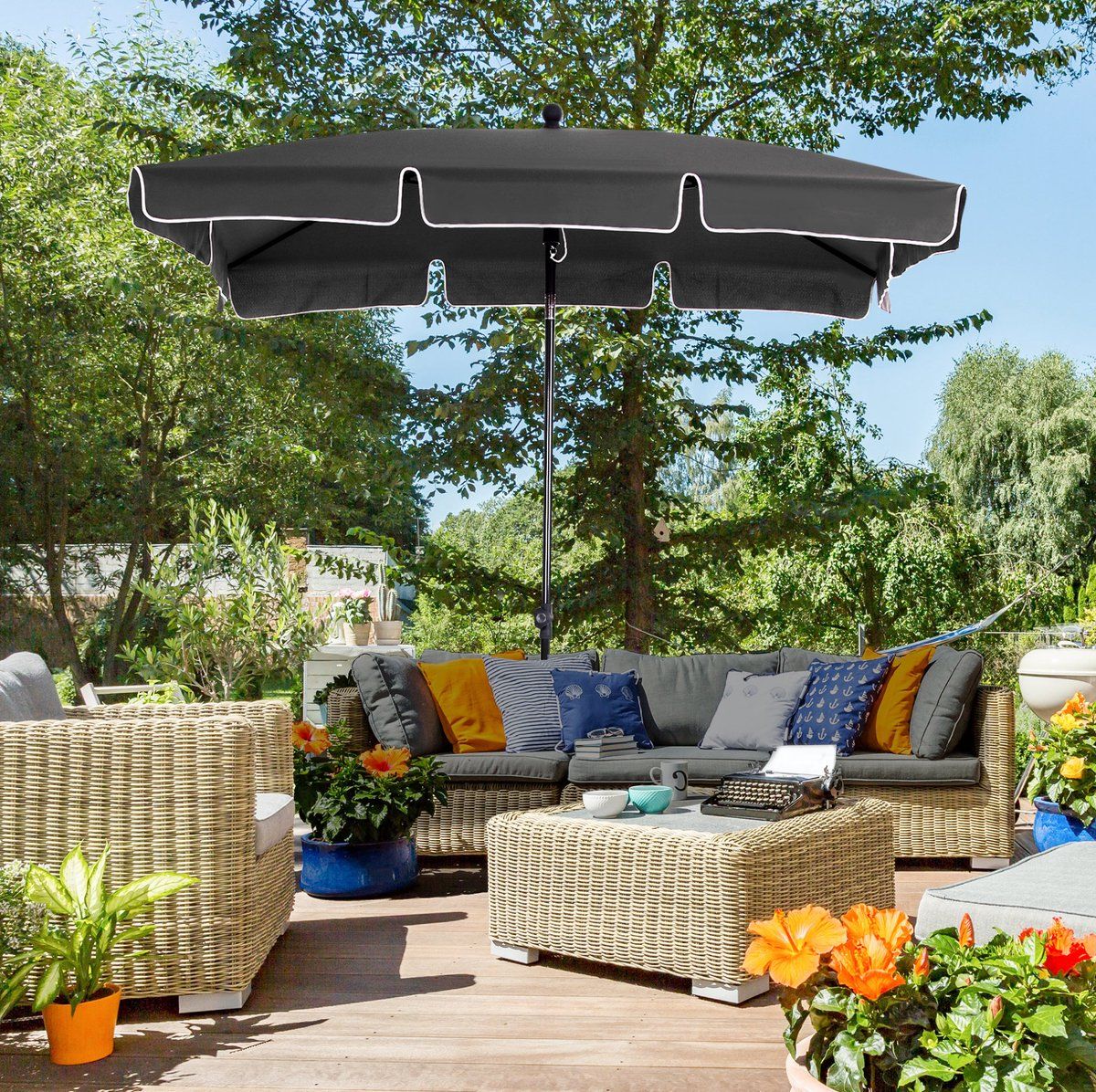 modenuit parasol 198 x 130 x 245 cm