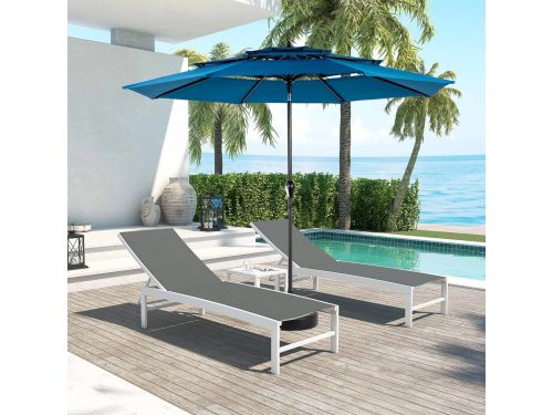 MODENUIT Parasol - 294 cm - Kantelbaar Met Zwenkelmechanisme