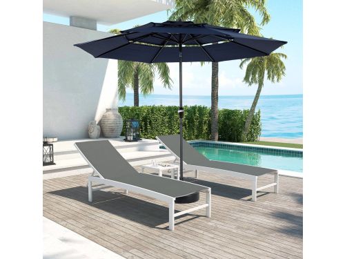 MODENUIT Parasol - 304,8 cm - Kantelbaar Met Zwengel