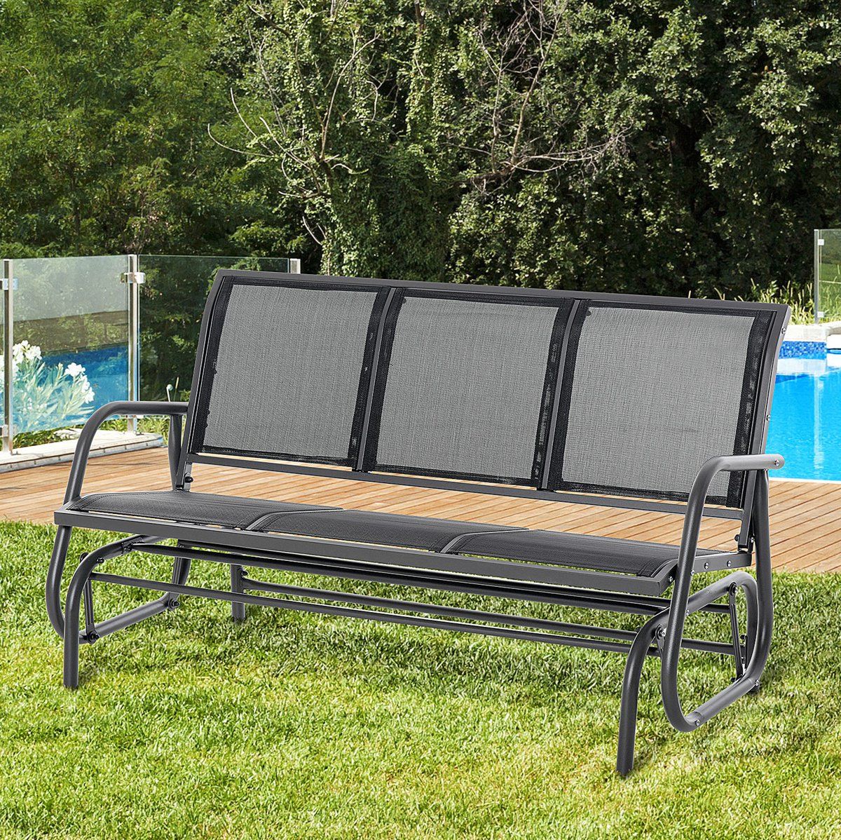 modenuit schommelbank 3 zits schommelfunctie 147 x 75 x