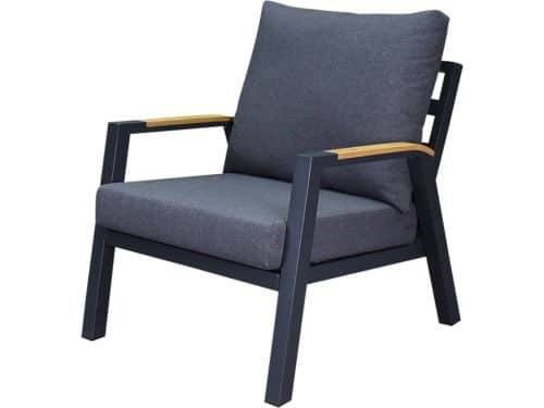 Montenegro lounge tuinstoel 75x89xH78,5 cm antraciet