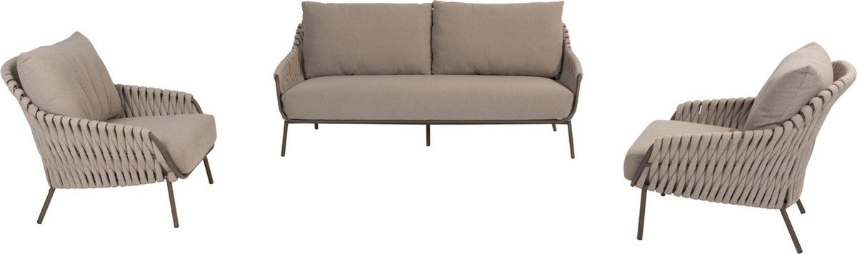 montera stoel bank loungeset 3 delig rope terre 4 seasons