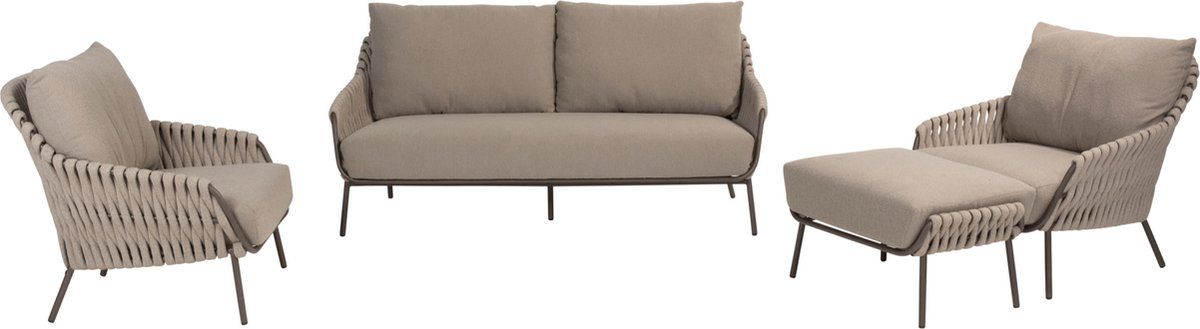 montera stoel bank loungeset 4 delig rope terre 4 seasons
